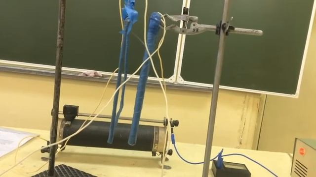 Опыт1 Взаимодействие параллельных проводников с током смотреть онлайн