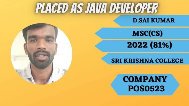 JSpiders Hyderabad Punjagutta | Student Testimonial | Java Developer смотреть онлайн