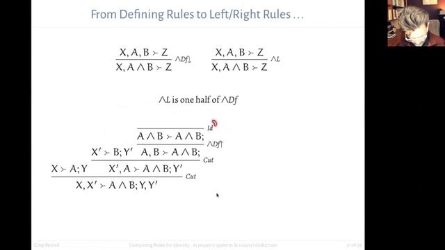 Comparing Rules for Identity in sequent systems & natural deduction смотреть онлайн