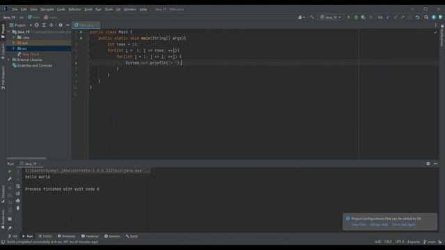 JAVA CODE TO GENERATE PYRAMID AND PATTERN | JAVA TUTORIALS смотреть онлайн