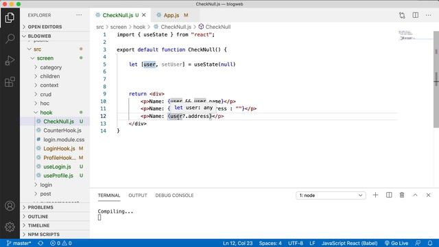ReactJs - Check null, undefined | JMaster.io смотреть онлайн