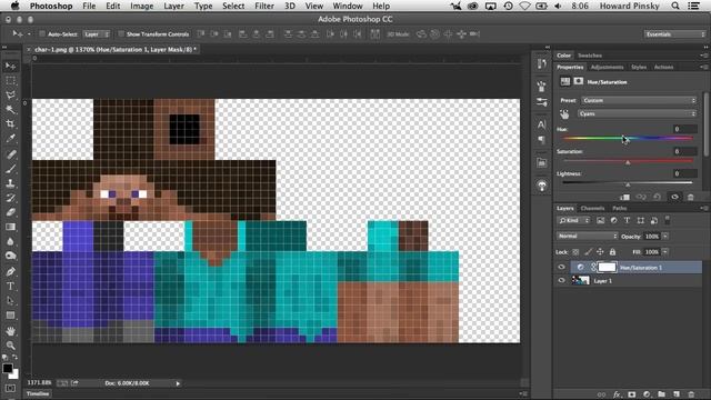 How to Create a Minecraft Skin in Photoshop смотреть онлайн