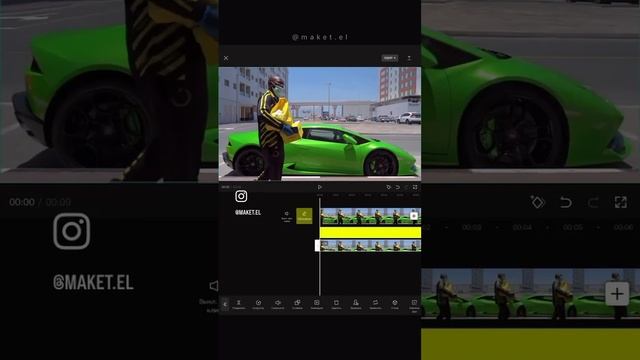 Меняем цвет тачки в приложении CapCut смотреть онлайн