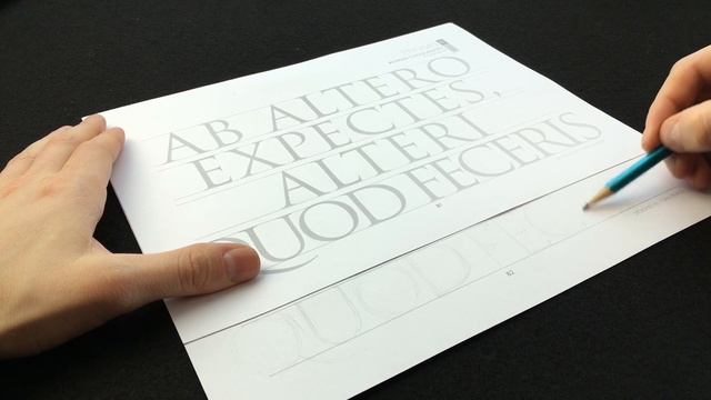 17 УРОК. «Фразы-1». Римский Капитальный Шрифт. Roman. смотреть онлайн