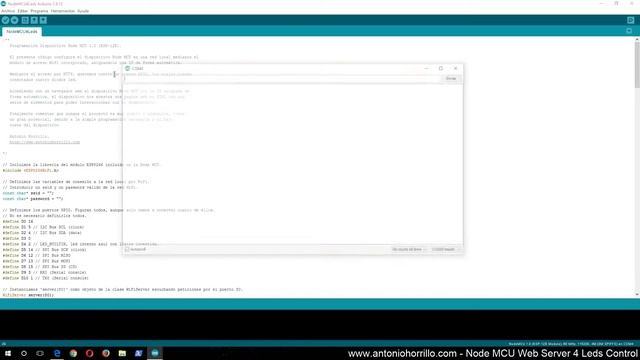 Node MCU 1.0 (ESP-12E) (ESP8266) Web Server 4 Leds Control. смотреть онлайн