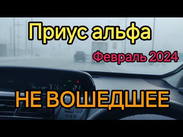 Приус альфа НЕ ВОШЕДШЕЕ февраль 2024 смотреть онлайн