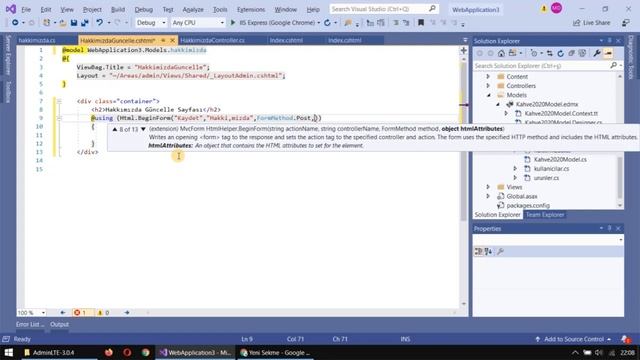 32- Admin Paneli Güncelleme - ASP.NET MVC MySQL Eğitimi смотреть онлайн