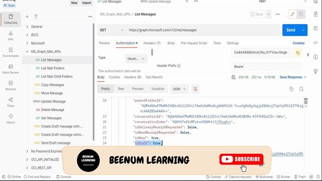 How to Update the properties of email message using Microsoft Graph REST API | POSTMAN | Outlook смотреть онлайн