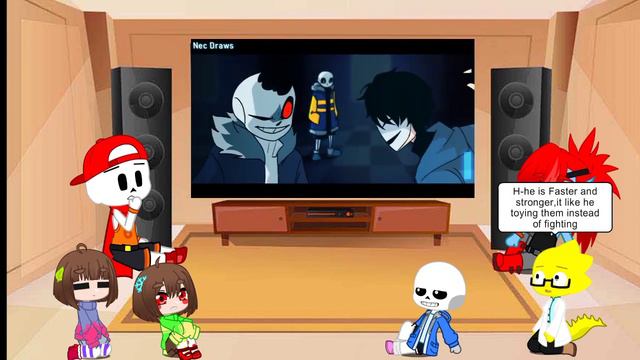 Undertale React to Nec But Animator Vs Sans AU (Request) смотреть онлайн