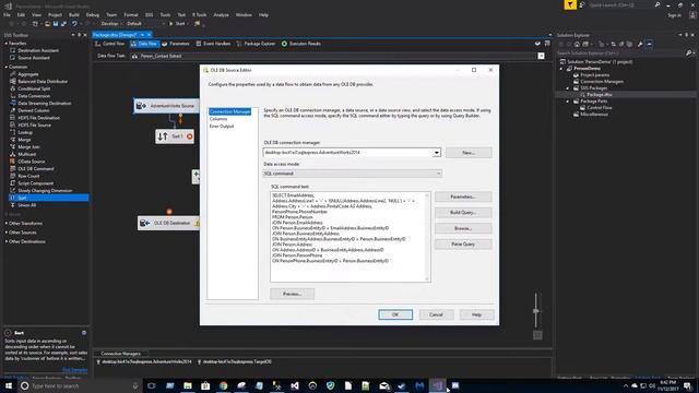 SSIS Merge Join To Resolve ParentId In Child Table - Basic Package Part 3 смотреть онлайн