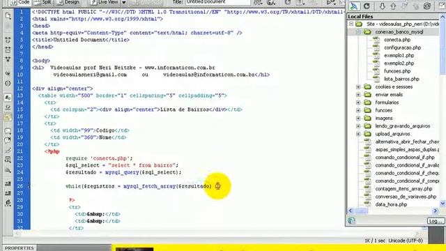 aula 2987 php mysql query mysql fetch array pegando registros смотреть онлайн