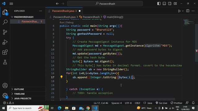 Generate MD5 Hash Password in Java смотреть онлайн