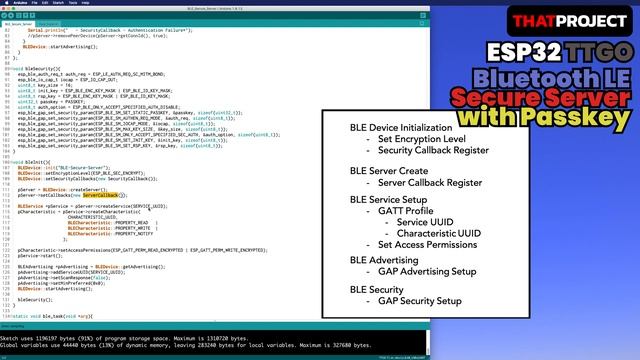 ESP32 Bluetooth LE Secure Server for multi clients (ft. PassKey) смотреть онлайн