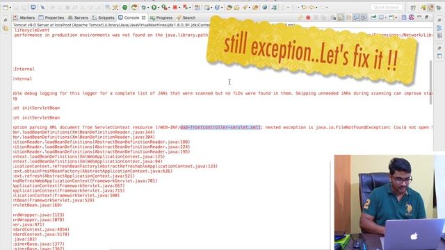 How to change dispatcher servlet context configuration file name ? || Spring MVC смотреть онлайн