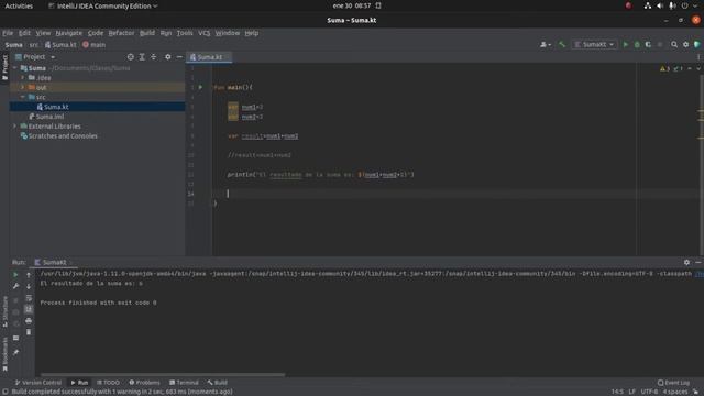 Tutorial Kotlin 12: Suma en Kotlin смотреть онлайн