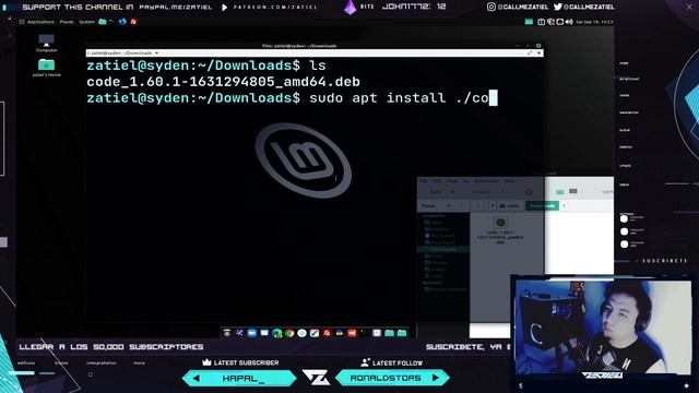 Linux Mint | Visual Studio Code смотреть онлайн