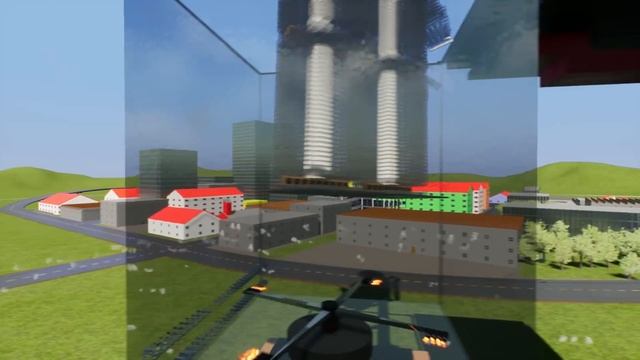 Flak Battery Shoots Down Aliens - Brick Rigs Best Workshop Creations Lego Game смотреть онлайн