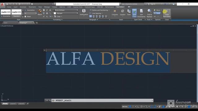 #12 | Text, Multiline Text, Single line Text in AutoCAD [ALFA DESIGN] смотреть онлайн
