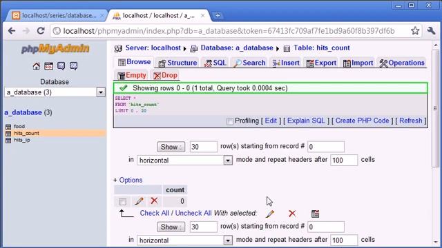 Beginner PHP Tutorial 124 Creating a Database Hit Counter Part 2 смотреть онлайн