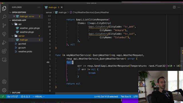 gRPC ile client ve server'lar kodlamak смотреть онлайн