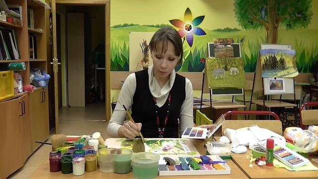 Творчекие работы для детей. Цветочная поляна смотреть онлайн