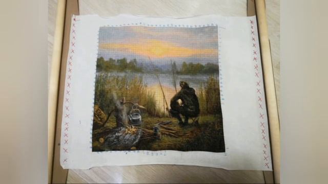 #48 Рыбак. Финиш работы. #Вышивка #Надима #АннаПарамонова смотреть онлайн