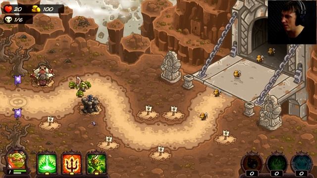 Kingdom Rush Vengeance ● Башня Везнана и Врата гномов