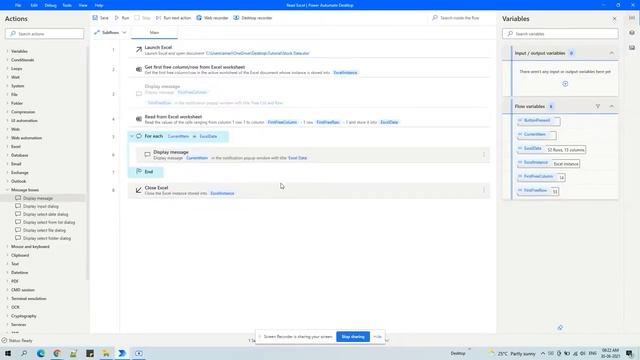 READ EXCEL DATA || POWER AUTOMATE DESKTOP || READ EXCEL THROUGH MULTIPLE METHODS смотреть онлайн