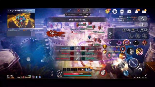 [ Black Desert Mobile ] SUCCESSFUL DEFENSE SIEGE FOR THE THIRD WEEK EMPIRE VS ONYX VS PHOENIX ! смотреть онлайн