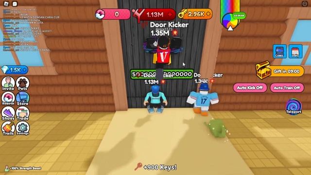 ROBLOX TAPI AKU TENDANG PINTU (Kick Door Simulator) - Roblox Indonesia смотреть онлайн