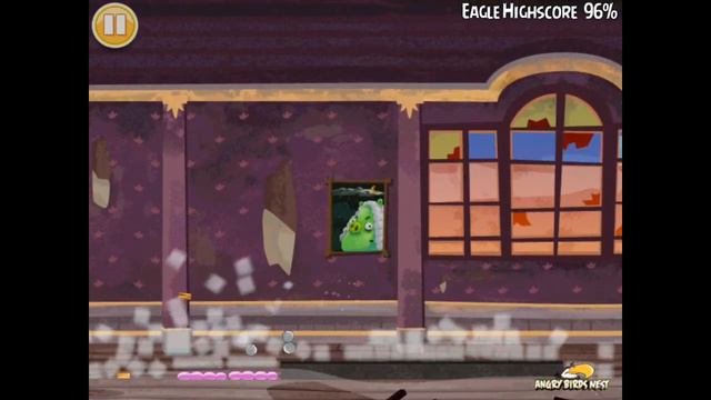 Angry Birds Seasons Haunted Hogs 2-10 100% Feather Mighty Eagle Walkthrough смотреть онлайн