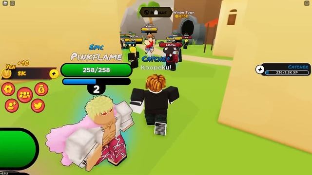 Catching LEGENDARY Anime Characters in Roblox! смотреть онлайн