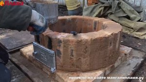 Собрать своими руками Тандыр из старого печного кирпича