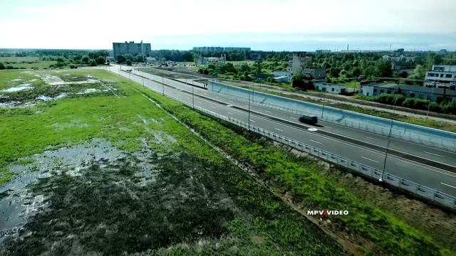 Новый автомобильный мост построен в Великом Новгороде в Деревяницах смотреть онлайн
