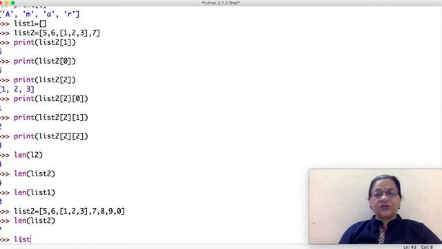 Class 11 IP(065) Lists in Python Part-2 by Meenakshi Mam смотреть онлайн