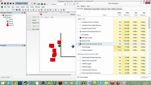 Clickteam Fusion 2.5 | Box collision [FIXED!] смотреть онлайн