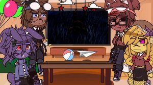 FNAF 1 React To Fnaf songs // Slasher Techno Cinema Remix and GOING BACK FNAF 6 // Gacha Club //#5