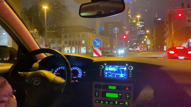 Toyota Corolla E120 2005 1.6 AT Night POV Test Drive