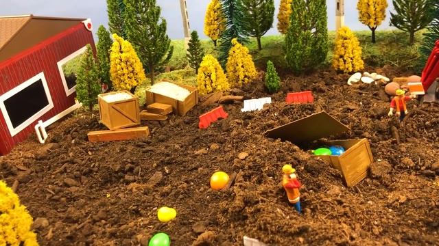 Мультики про машинки | Полицейский пикап, Трактор, Бульдозер, Грузовик и Автокран находят клад смотреть онлайн