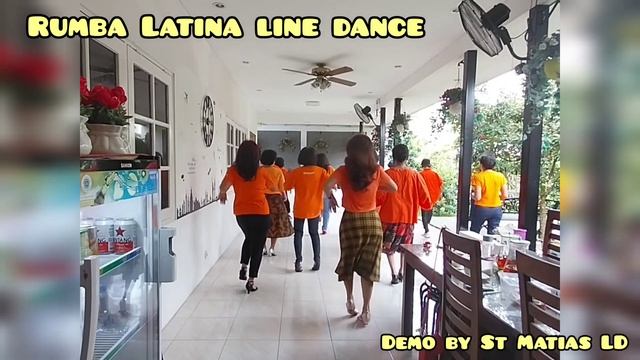 Rumba Latina line dance choreographed by Lina Vian (INA) & Katarina Sherrina (INA) смотреть онлайн