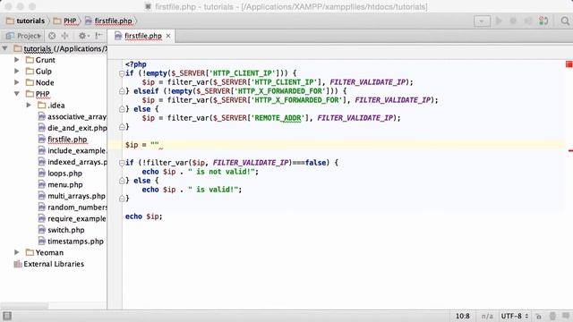 PHP Tutorial - #47 - How to Validate an IP Address смотреть онлайн