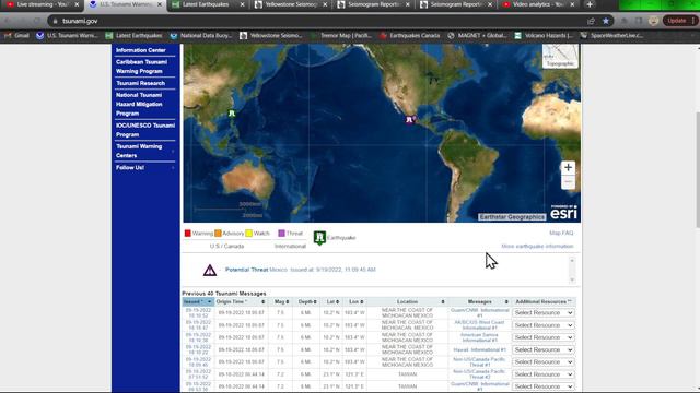 7.5 Earthquake off coast of Mexico! Monday 9/19/2022 смотреть онлайн