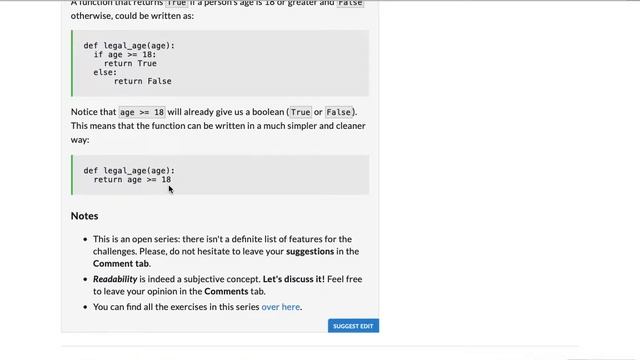 Python Function: Succinct Boolean Statements смотреть онлайн