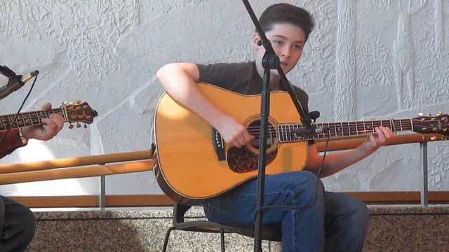 "Black Mountain Rag" ~ Presley Barker -1st Place Guitar @ App State Old-Time Fiddlers Convention смотреть онлайн