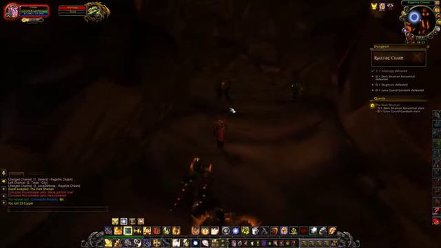 The Dark Shaman Quest ID 30983 Playthrough Ragefire Chasm смотреть онлайн