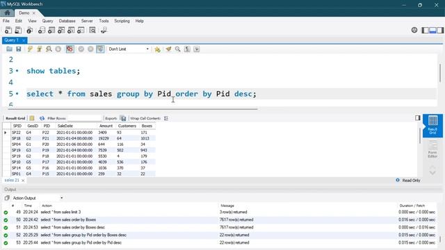 MySQL Day 8 || Revision Of Group By Order By And Small Quires смотреть онлайн