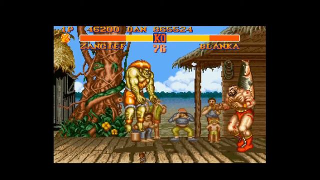 Street Fighter II SNES - Zangief vs. Blanka - Hardest Setting смотреть онлайн
