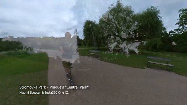 Stromovka Park - Prague's Central Park / Xiaomi Scooter & Insta360 One X2 / Summer 2022 смотреть онлайн