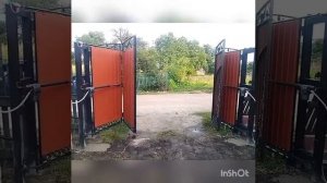 Ворота гармошкой своими руками-2